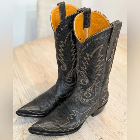 Old Gringo Men’s Cowboy Boots with Embroidered Design size 9 - Picture 4 of 13
